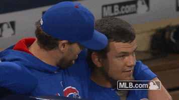 Chicago Cubs Friends GIF by MLB