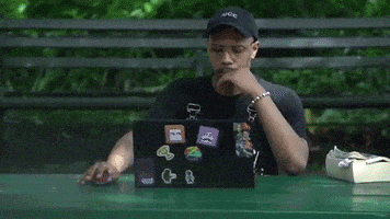 Thinking Reaction GIF by J.B. Kinard