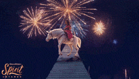 Celebration Sparkling GIF by DreamWorks Spirit