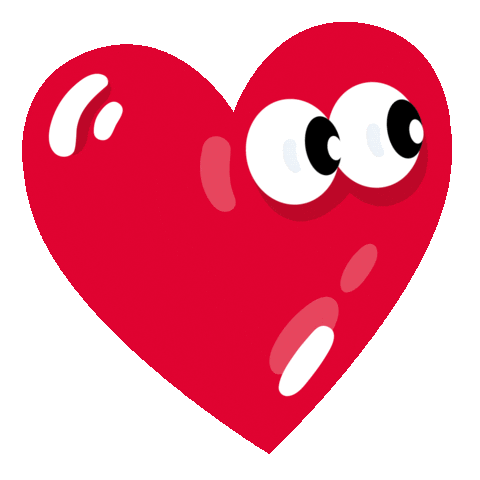 Coeur Croissant Sticker by Paris La Boutique