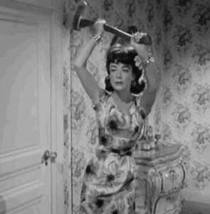 joan crawford horror movies GIF by absurdnoise