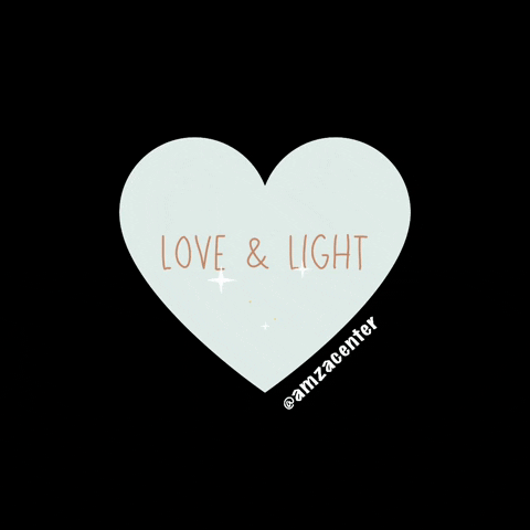 Amzacenter love heart amor light GIF