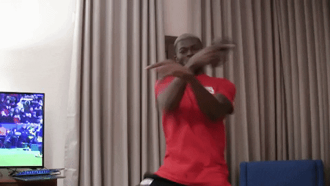Giphy - jerome onguene dancing GIF by FC Red Bull Salzburg