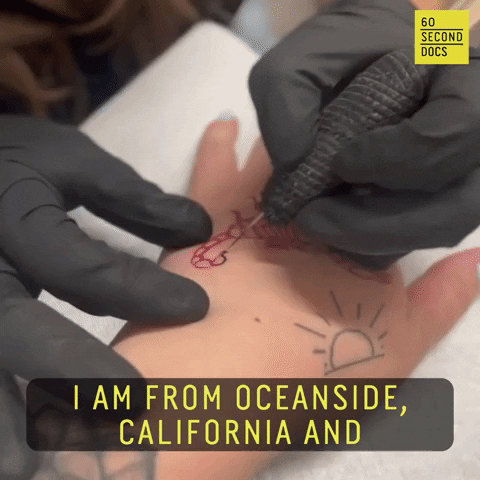 Awesome Tattoo Artist GIF by 60 Second Docs