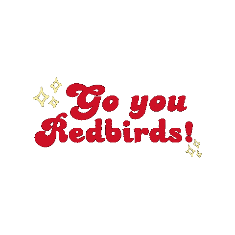 Isu Redbirds Sticker by Illinois State University
