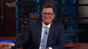 This Much Stephen Colbert GIF by Global TV