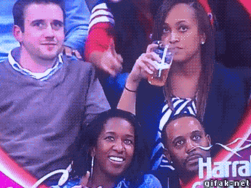 washington wizards kiss cam GIF