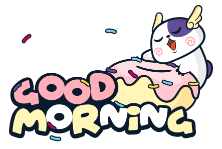 Good Morning Japanese Illustrations