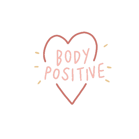Body Positive Sticker by Our Bralette Club