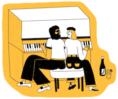 Dance Drinking Sticker by Botivo