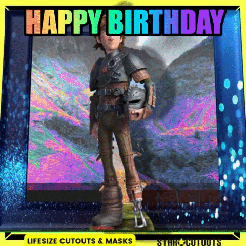 Happy Birthday Toothless And Hiccup GIF by STARCUTOUTSUK
