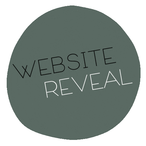 Website Reveal Sticker by Design by Tessa