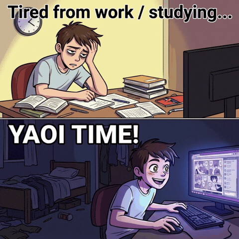 Tired Japan GIF