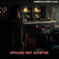 Angry Ricky Whittle GIF by American Gods