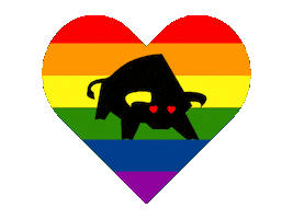Heart Rainbow Sticker by PREFA