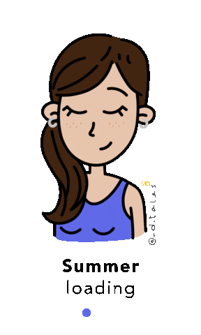 Girl Summer Sticker