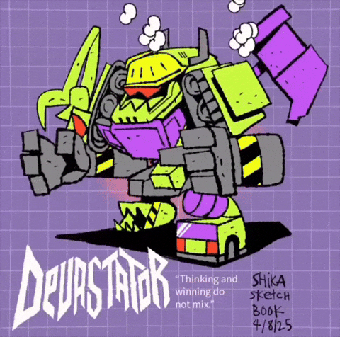 Transformers Shikasketchbook GIF by Stella 52
