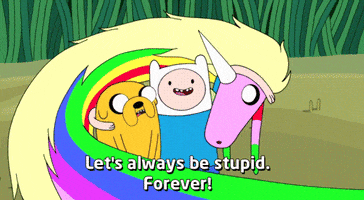 Adventure Time Unicorn GIF