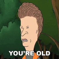 Youre Getting Old Beavis And Butthead GIF by Paramount+
