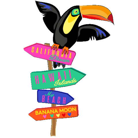 Heart Travel Sticker by Banana Moon