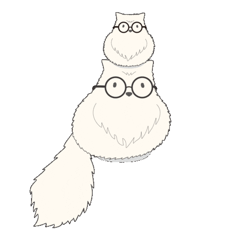 Cat Dog Sticker by moimoimoinen