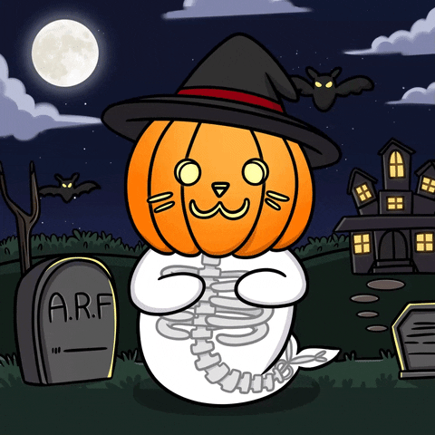 Trick Or Treat Dance GIF by Sappy Seals