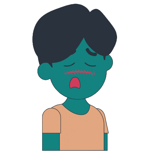 Tired Sticker