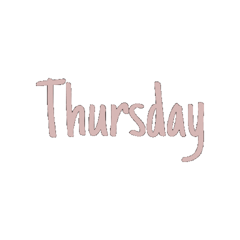 Thursday Sticker by Brey Shirley