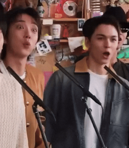 Shocked Vernon GIF