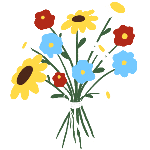 Sun Flower Summer Sticker by emilia voltti