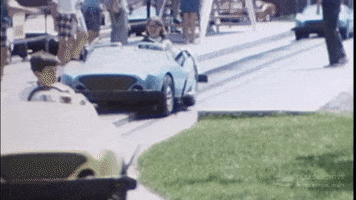 Driving Amusement Park GIF by Texas Archive of the Moving Image