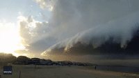 Weather Front Traveling Across Adriatic Sea 'Like Scene From Independence Day'