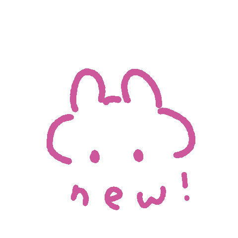 Pink Bunny Sticker