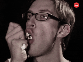 Eating Popcorn GIF by BuzzFeed