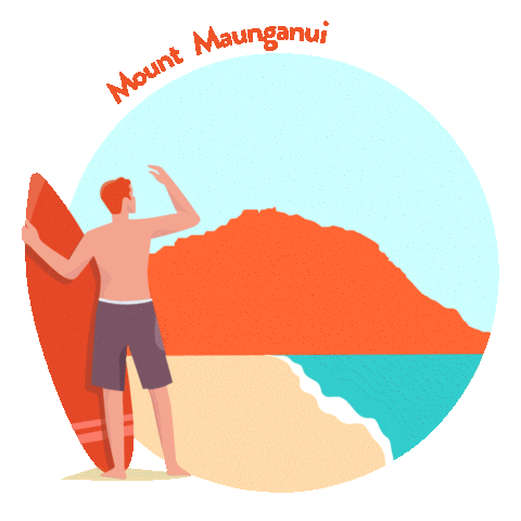Tourism Bay of Plenty New Zealand Sticker