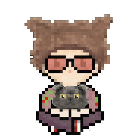 Cat Pixel Sticker