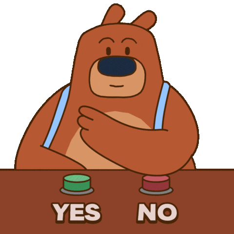 Bjorn Yes Sticker by My Neighbor Alice