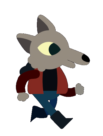 Night In The Woods Walk Sticker