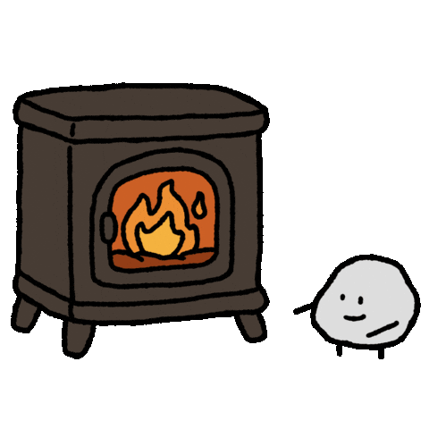 Fire Snow Sticker