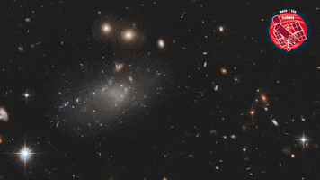 Glow Dark Matter GIF by ESA/Hubble Space Telescope