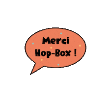 Merci Sticker by Hopbox