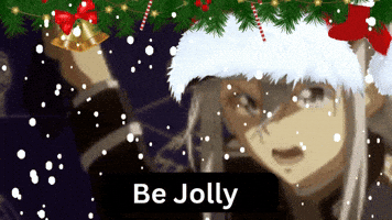 Be Jolly Santa Hat GIF