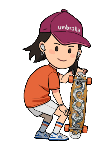 Longboard Happy Dance Sticker