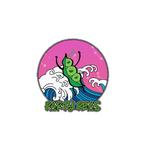 Partylikeapea Sticker by Party Peas
