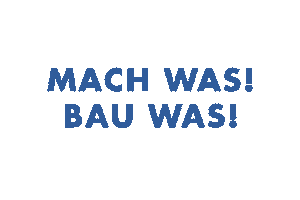 BAU! WAS! AUF! Sticker