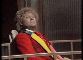 colin baker crash zoom GIF by Doctor Who