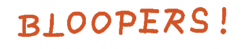 Bloopers Sticker by Mota Italic