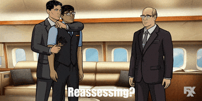 Airplane Reconsider GIF by Archer