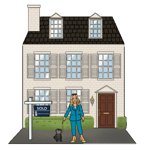 Real Estate House Sticker by sanne