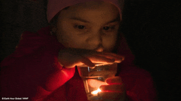 girl fire GIF by Earth Hour